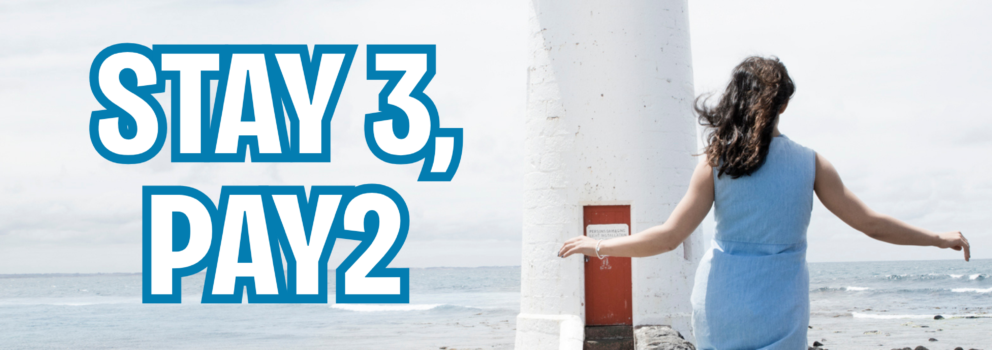 Stay 3, Pay 2 – OFF PEAK PROMOTION
